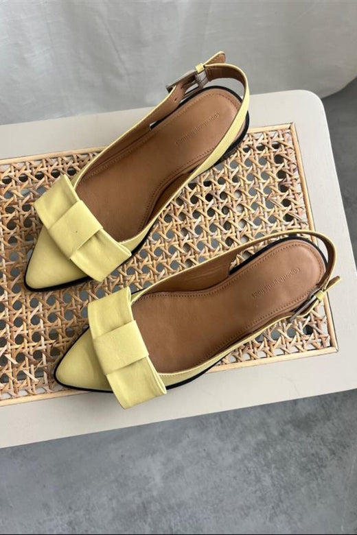 Copenhagen Shoes - City Walk CS8912 - 0876 - Light Yellow Ballerinaer 