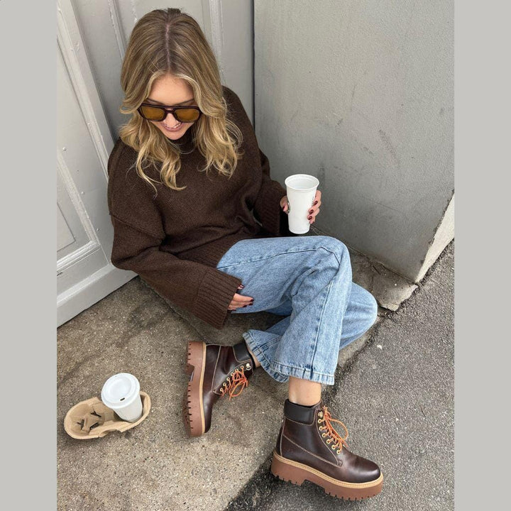 Copenhagen Shoes - Csthe Hike And Me CS8675 - 0012 - Brown Støvler 