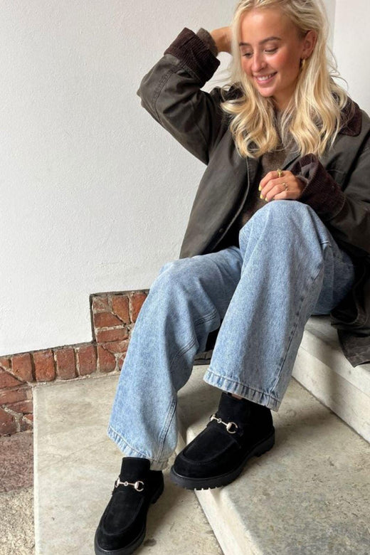 Copenhagen Shoes - Flying Boot Suede CS8670 - 0001 - Black Støvler 