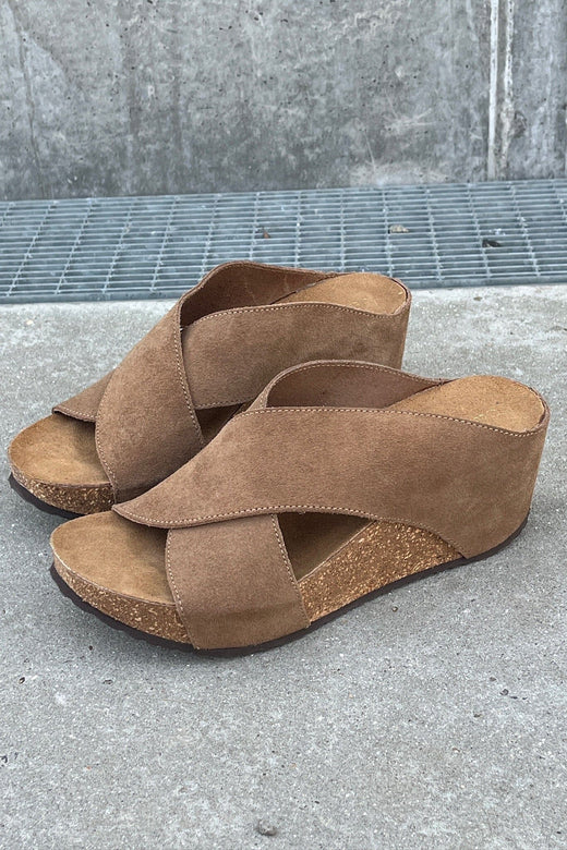 Copenhagen Shoes - Frances 23 Suede CS7495 - 00068 - Beige (Beige 132 Bis) Sandaler 