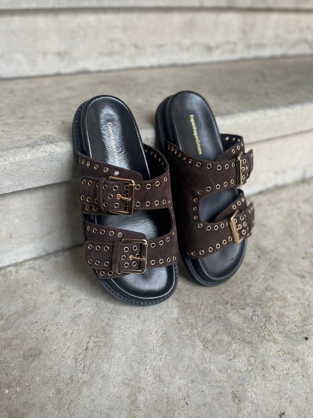 Copenhagen Shoes - Hope CS8920 - 004 - Dark Brown Sandaler 