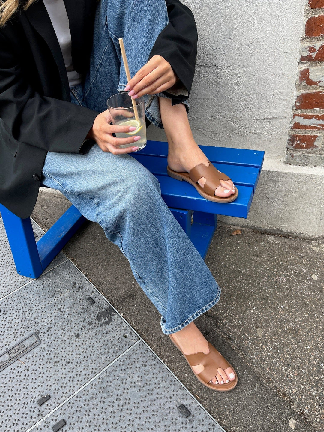 Copenhagen Shoes - Ivy Leather - 0241 Cognac Sandaler 
