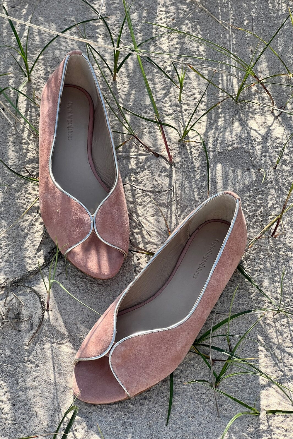 Copenhagen Shoes - Like A Melody-Suede CS8361 - 0303 - Papaya/Gold Ballerinaer 