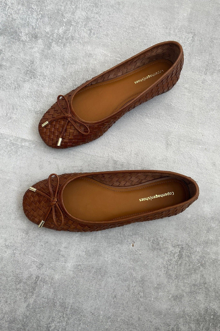 Copenhagen Shoes - Lucie CS8904 - 0241 - Cognac Ballerinaer 