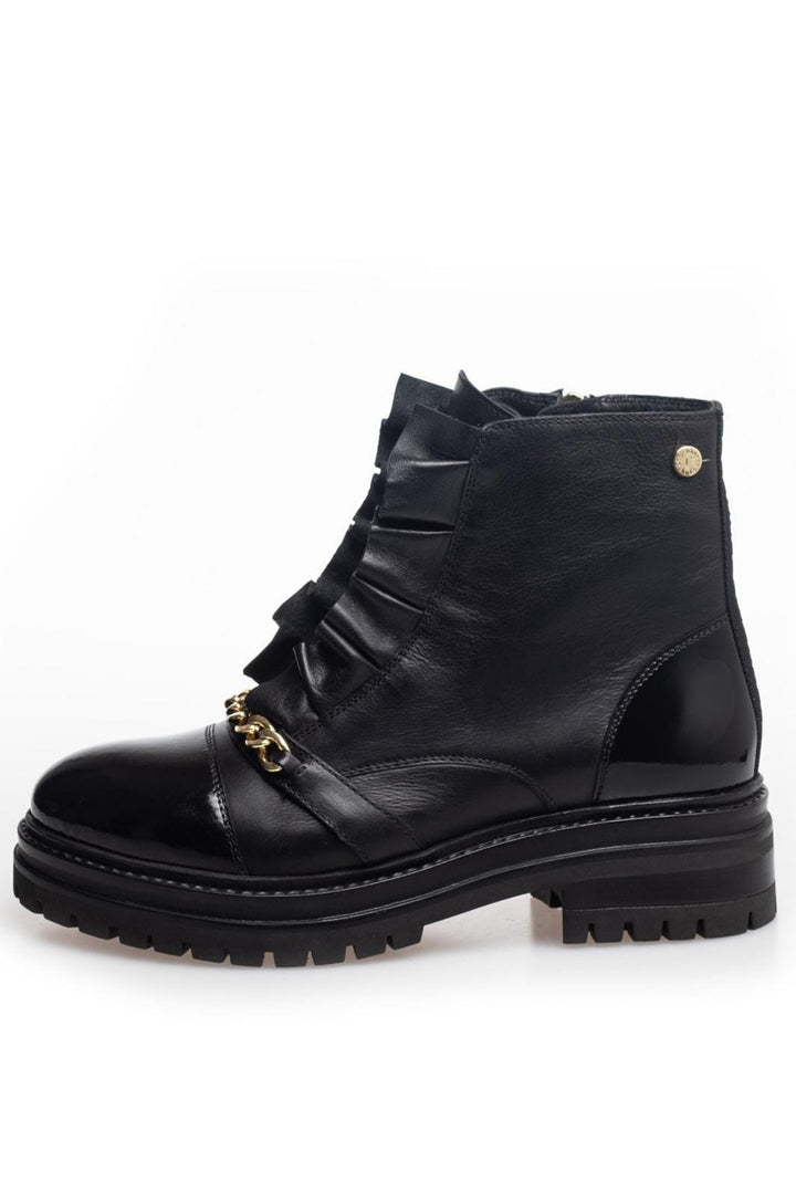Copenhagen Shoes - My Pretty Chain - 2207 Black/Gold Støvler 