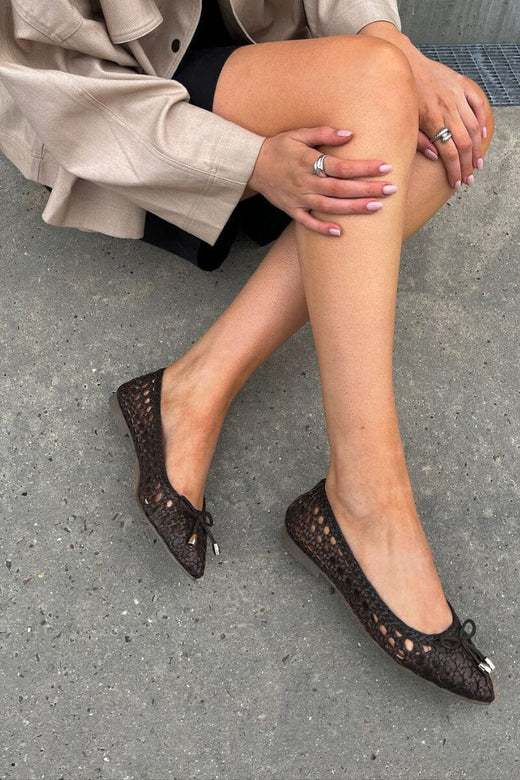 Copenhagen Shoes - On My Love CS8586 - 848 - Dark Brown (T.Moro) Ballerinaer 