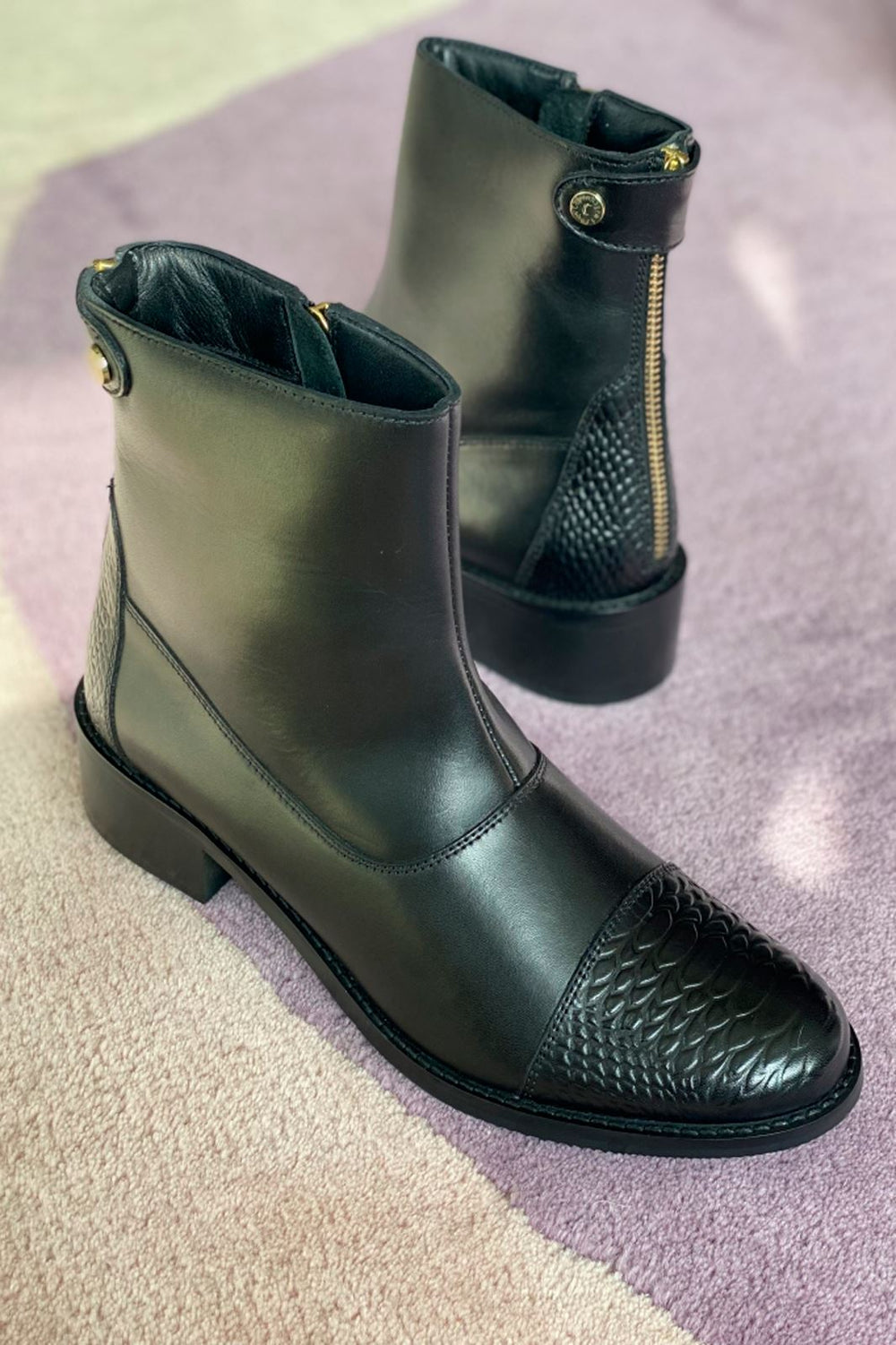 Copenhagen Shoes - She Snake - Black Støvler 
