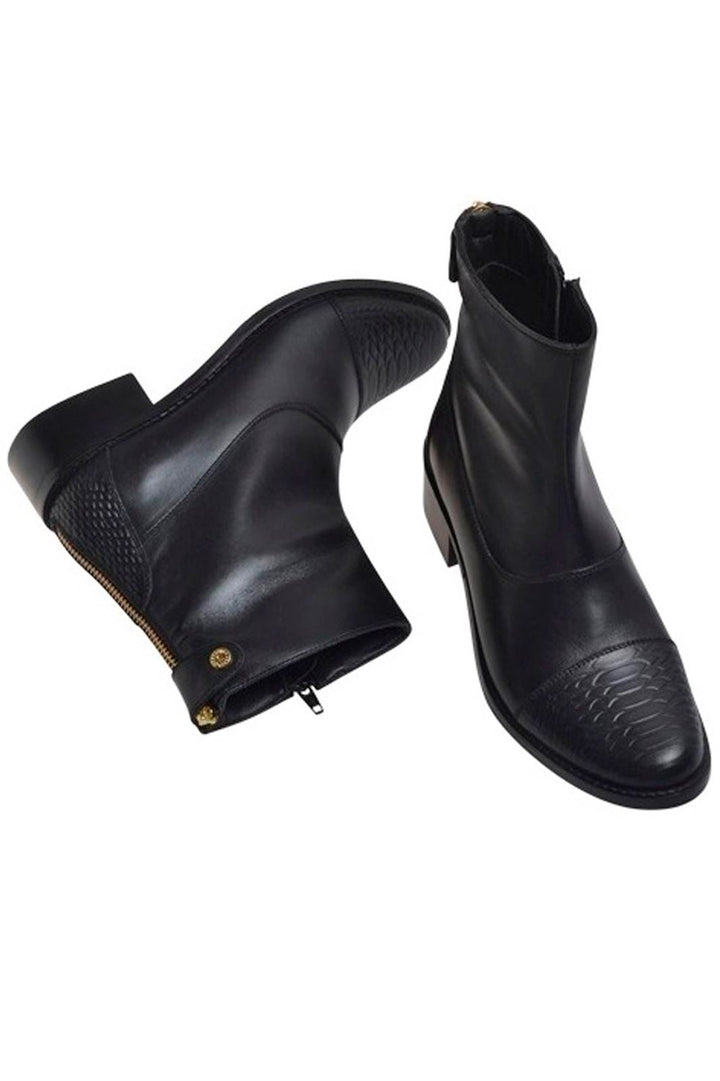 Copenhagen Shoes - She Snake - Black Støvler 