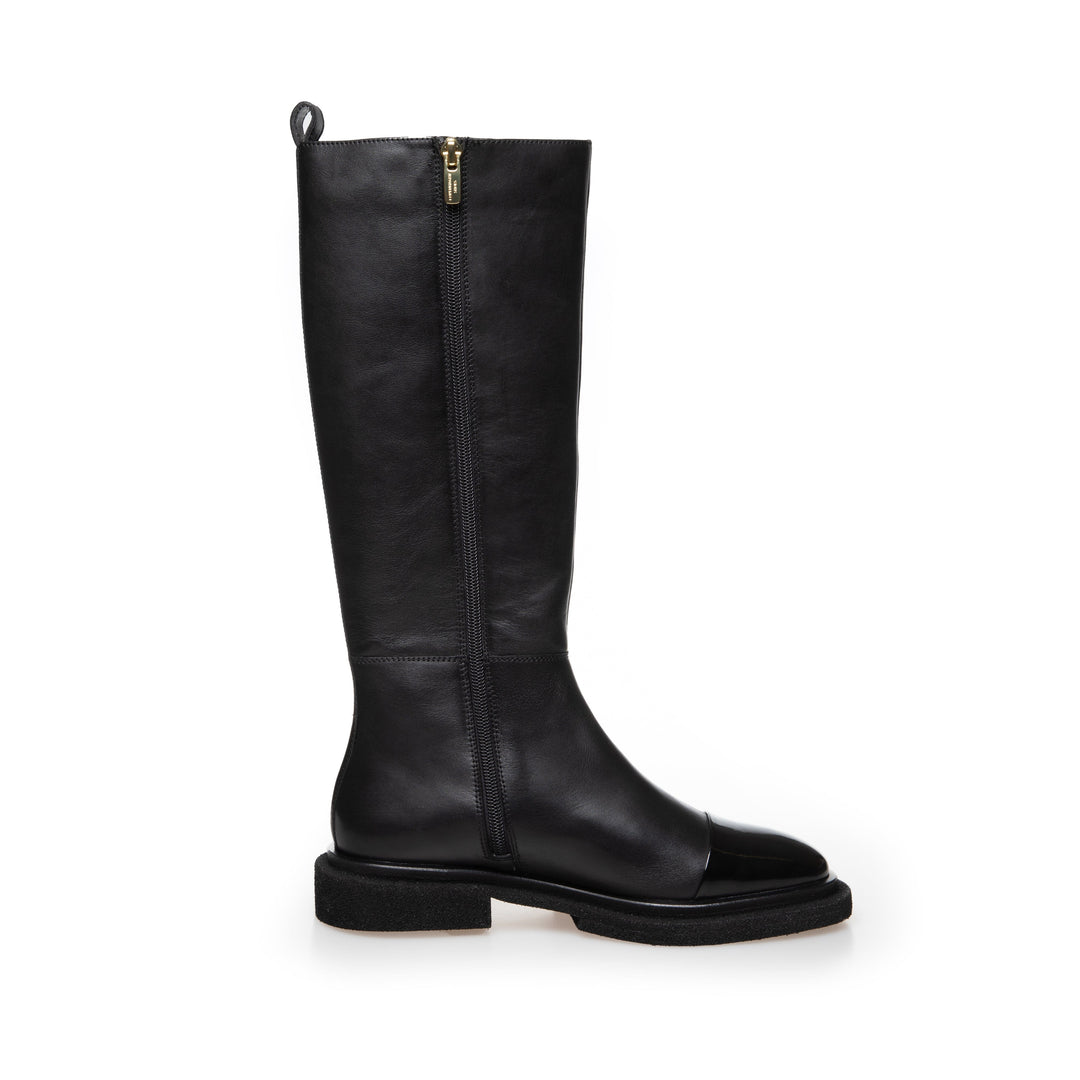 Copenhagen Shoes - The Art Boot Patent/Toe - 0001 Black Støvler 