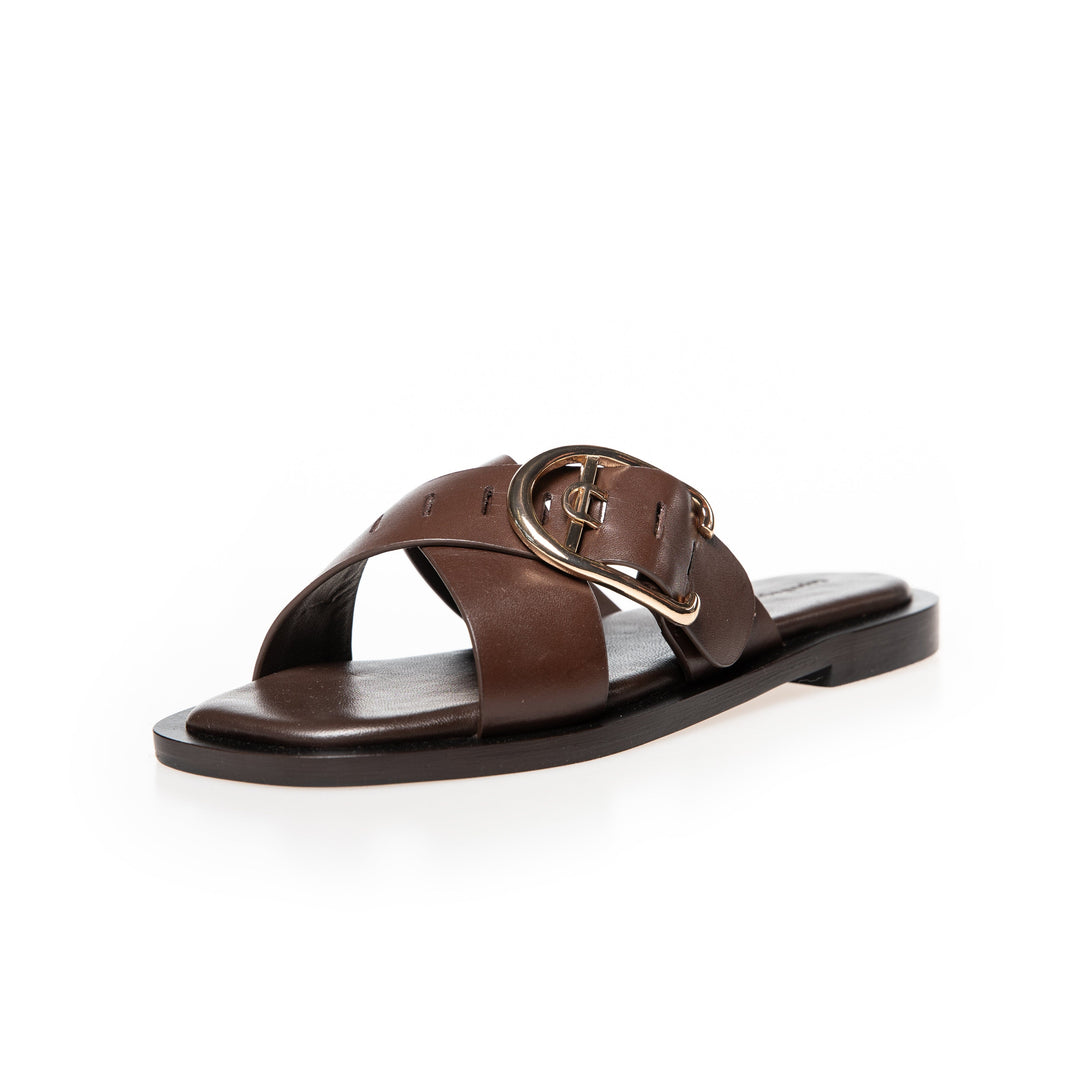 Copenhagen Shoes - Vibes X Me CS8922 - 0018 - Dk Brown Sandaler 