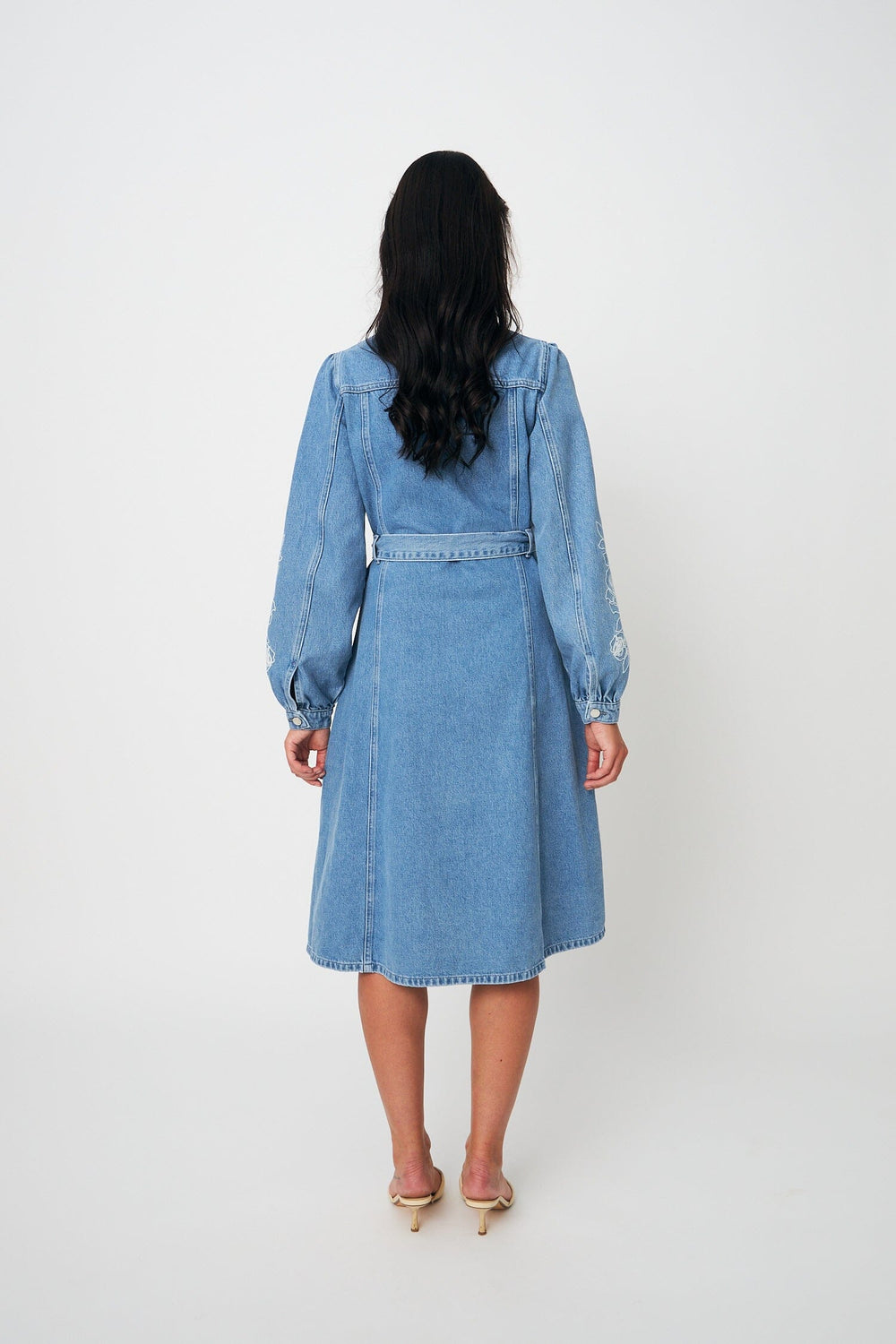 Cras - Celine Dress C654 - 7035 - 7035 Medium Blue Kjoler 