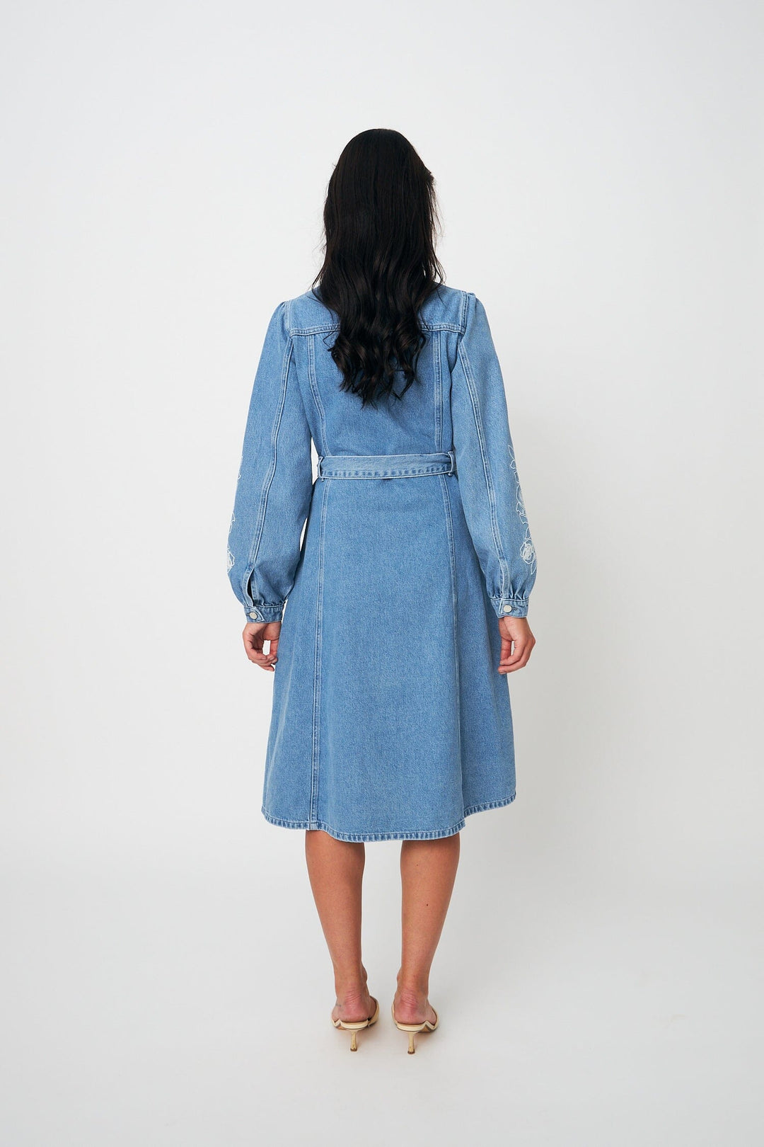 Cras - Celine Dress C654 - 7035 - 7035 Medium Blue Kjoler 