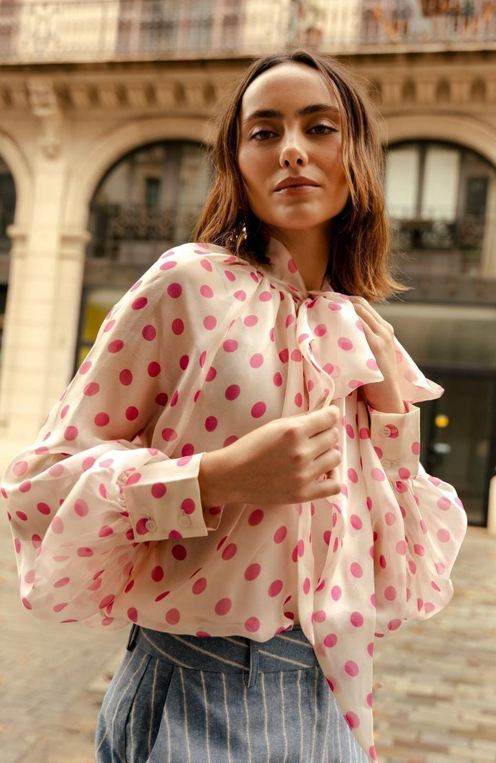 Cras - Ethel Shirt C607 - 8146 - 8146 Rose Dot Skjorter 