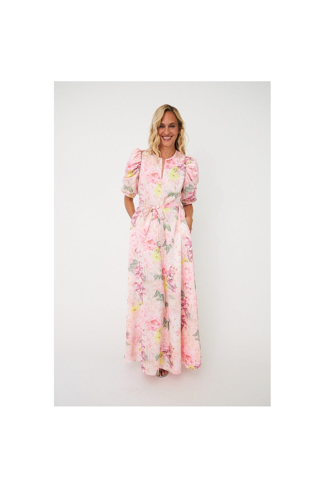 Cras - Kayla Maxi Dress C717 - 8156 - Floral Garden