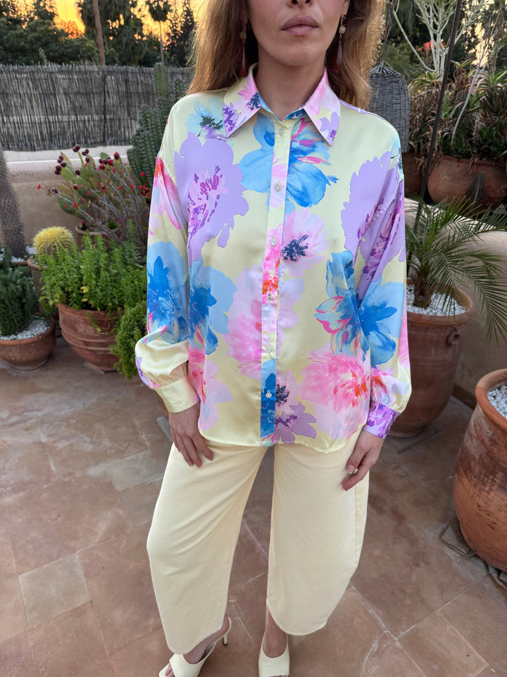 Cras x Molly&My - Gina Shirt C658 - Pale Peony Yellow Skjorter 