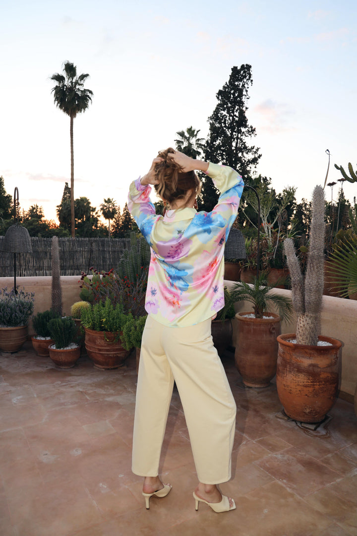 Cras x Molly&My - Gina Shirt C658 - Pale Peony Yellow Skjorter 