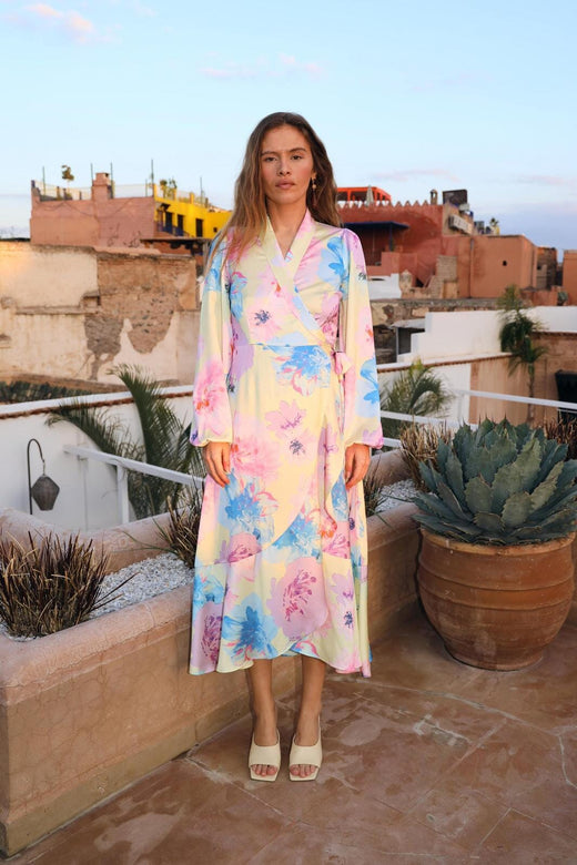 Cras x Molly&My - Lara Dress C489 - Pale Peony Yellow Kjoler 