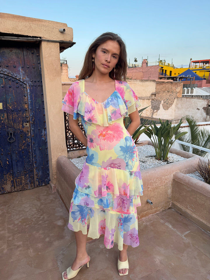 Cras x Molly&My - Marlow Dress C659 - Pale Peony Yellow Kjoler 