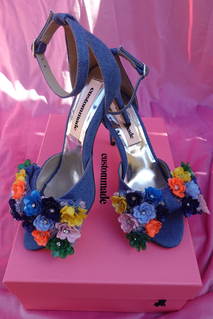 Custommade - Maritas Multi Flower - Ballad Blue Stiletter 