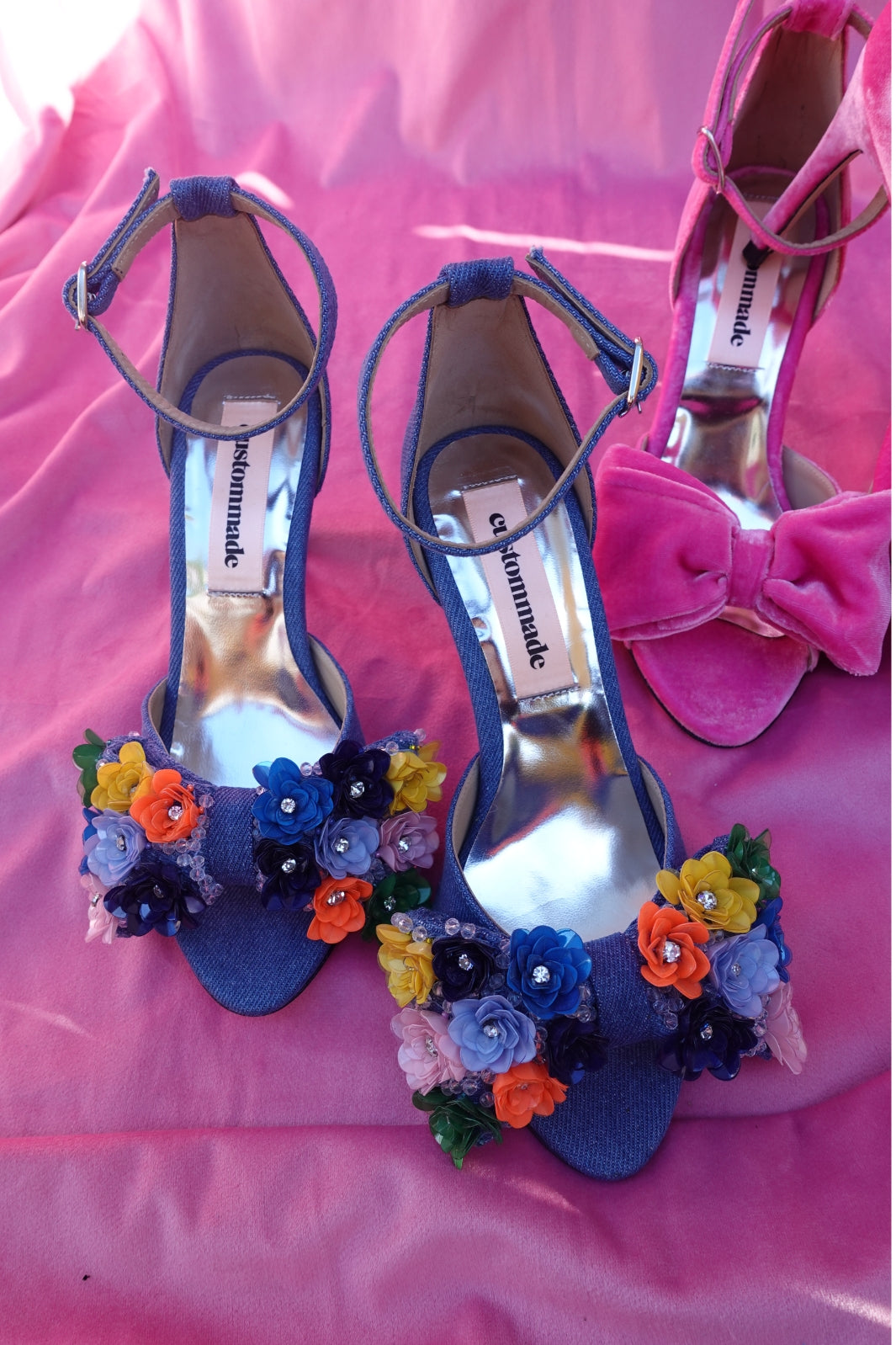 Custommade - Maritas Multi Flower - Ballad Blue Stiletter 