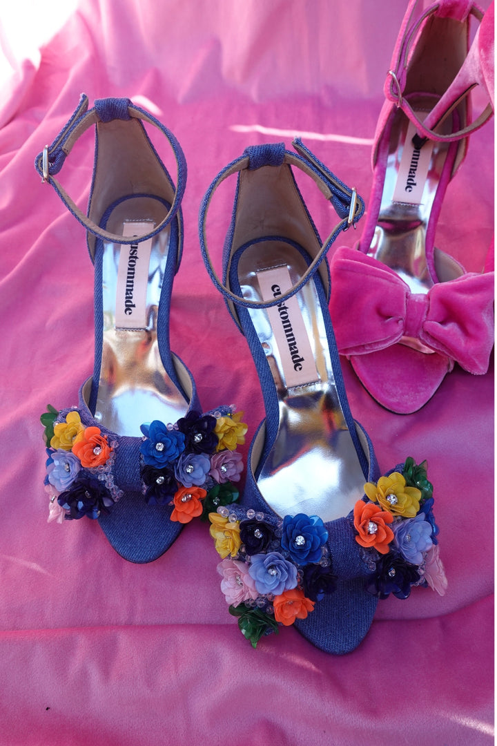 Custommade - Maritas Multi Flower - Ballad Blue Stiletter 