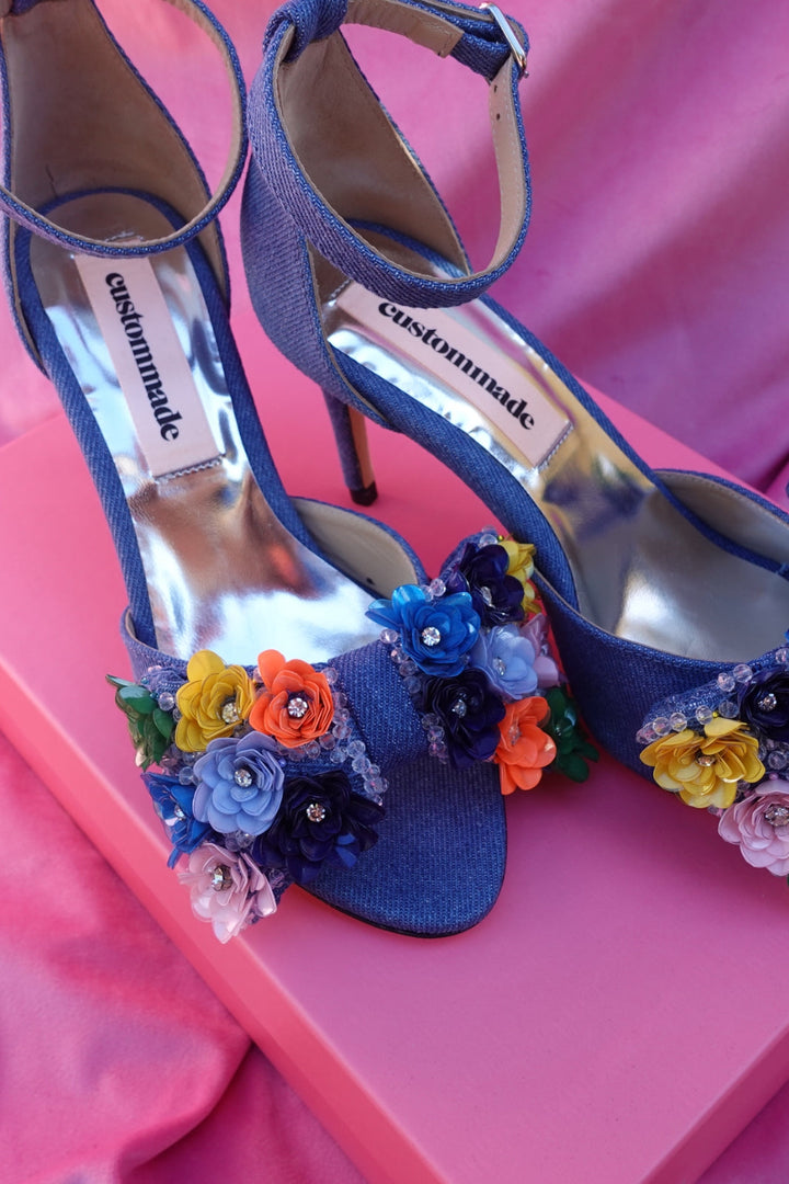 Custommade - Maritas Multi Flower - Ballad Blue Stiletter 