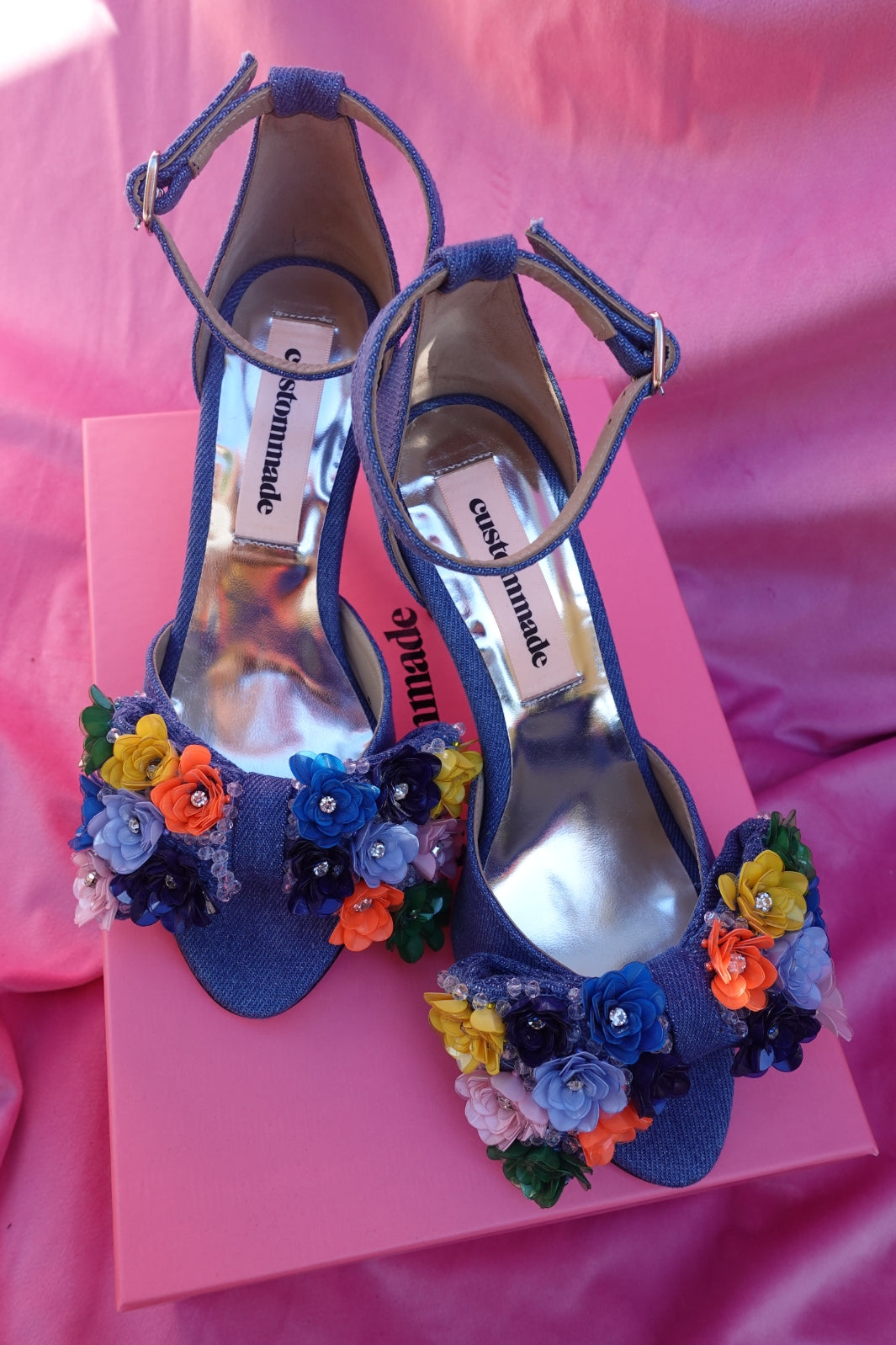 Custommade - Maritas Multi Flower - Ballad Blue Stiletter 