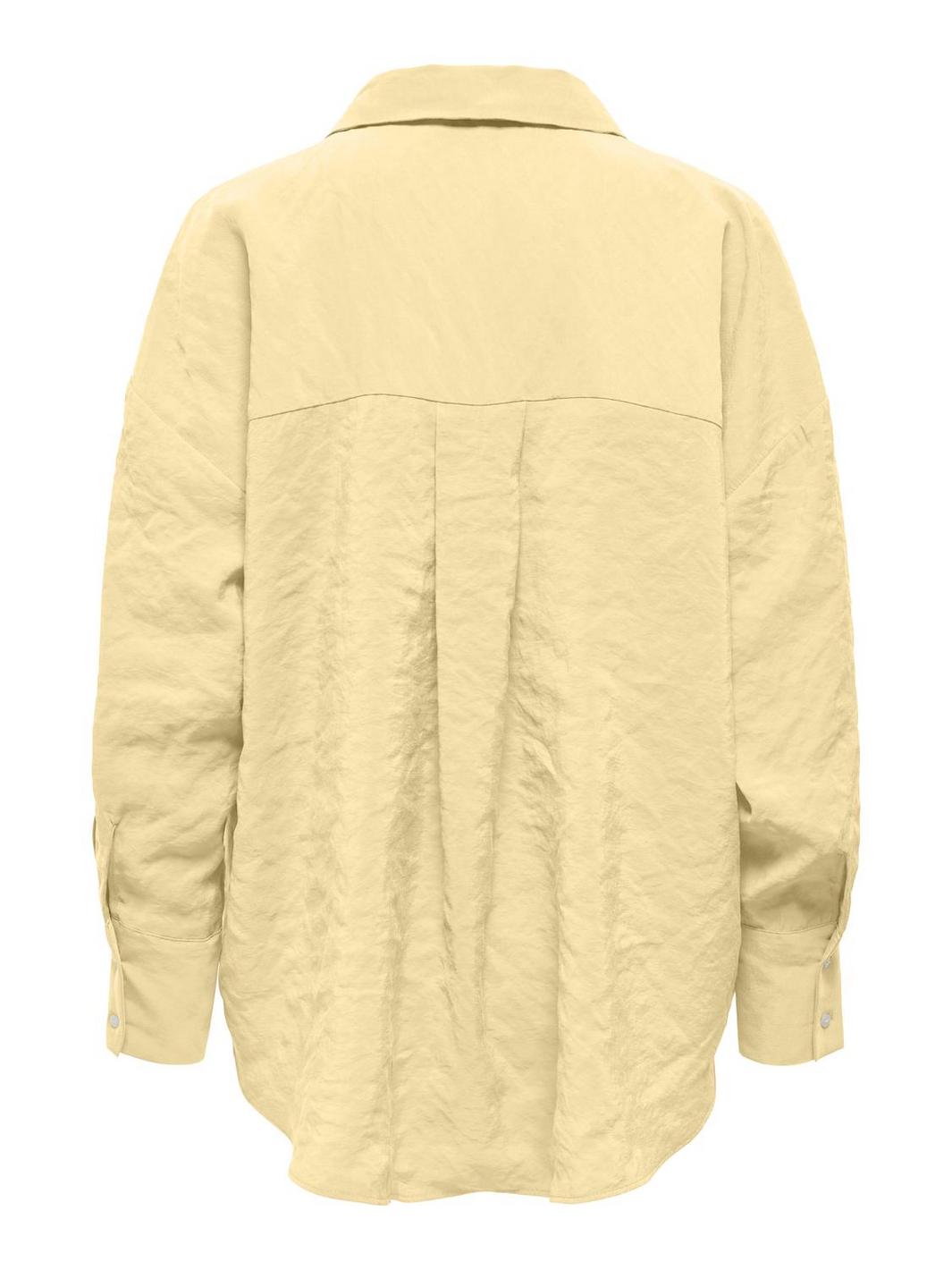 Only - Onlzazima L/S Loose Shirt - 4943667 Double Cream