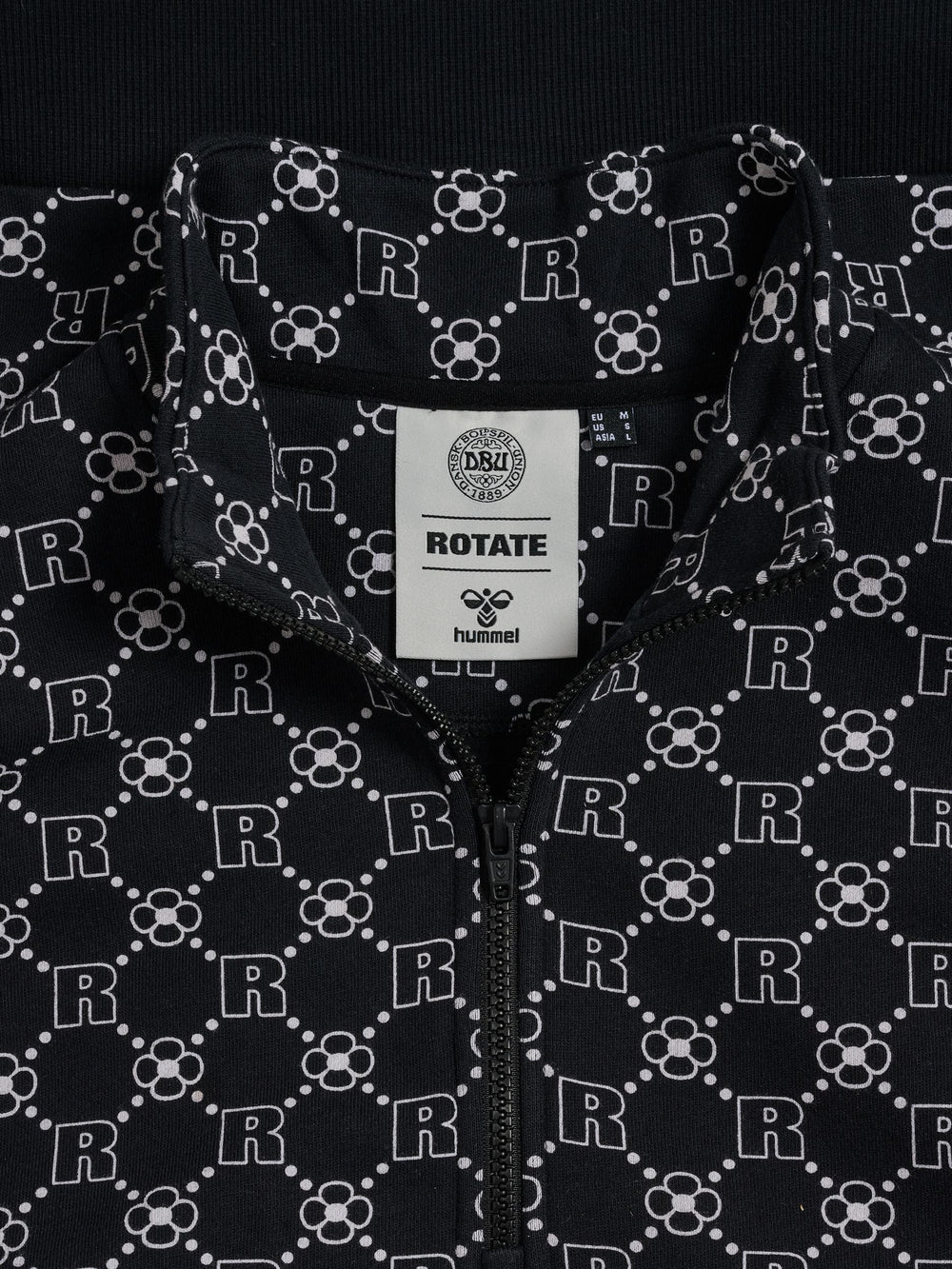 DBU x Rotate - 232035 Oversized Halfzip 70051 - 2001 Black Sweatshirts 