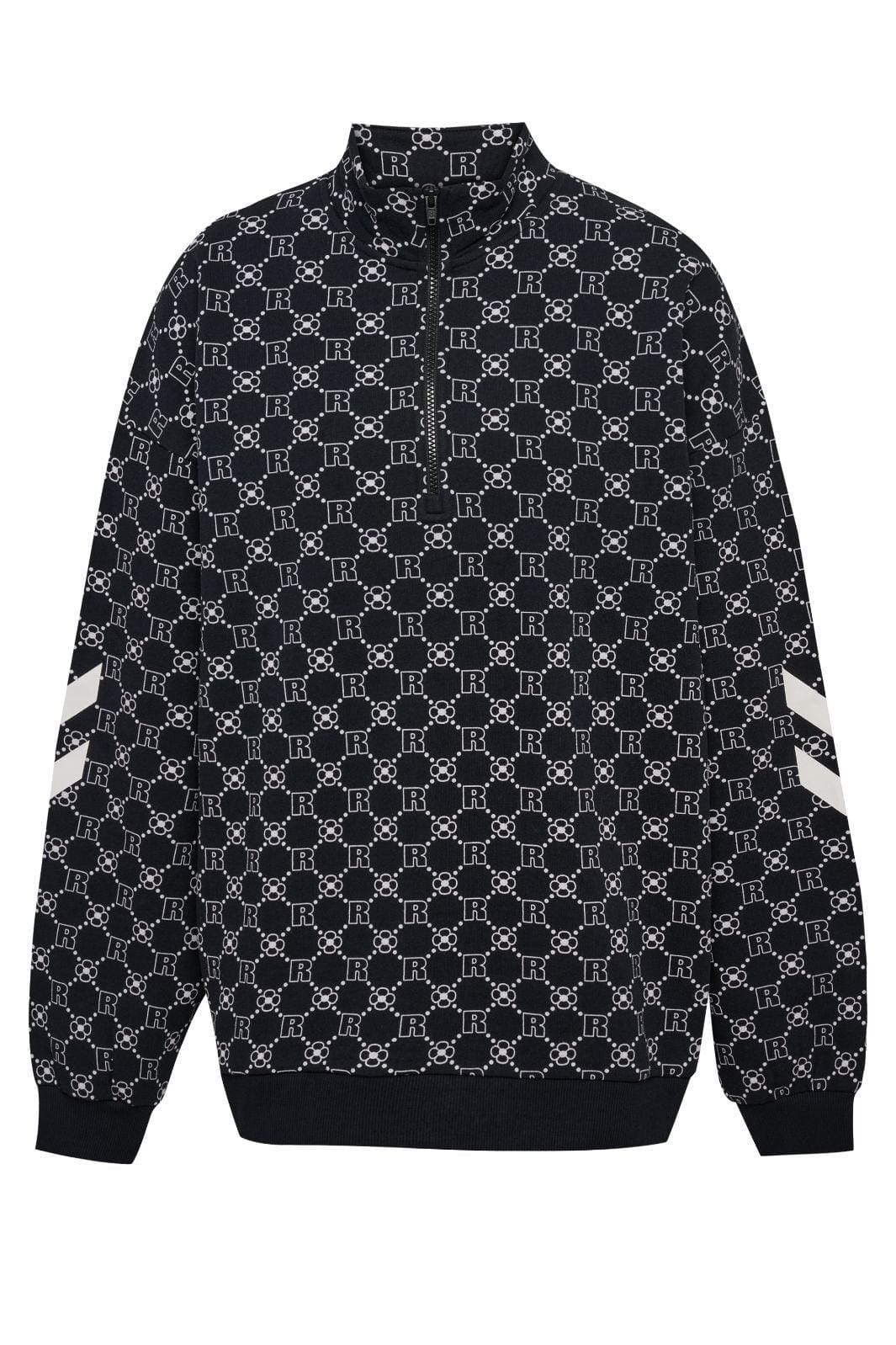 DBU x Rotate - 232035 Oversized Halfzip 70051 - 2001 Black Sweatshirts 