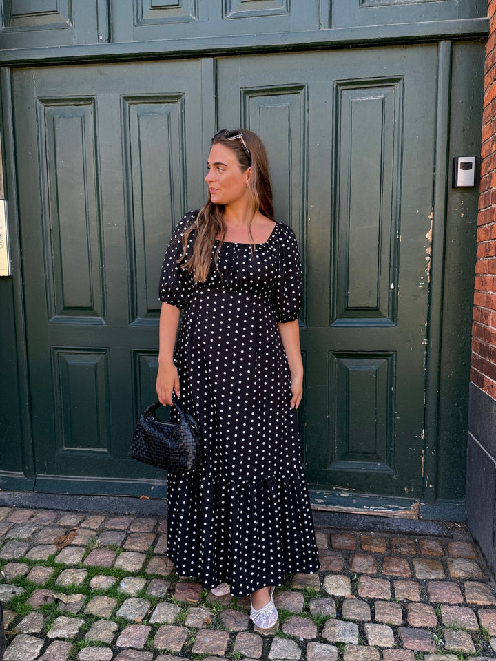 Dear Molly - Dot Dress 129650B - Black W.white Dots Kjoler 