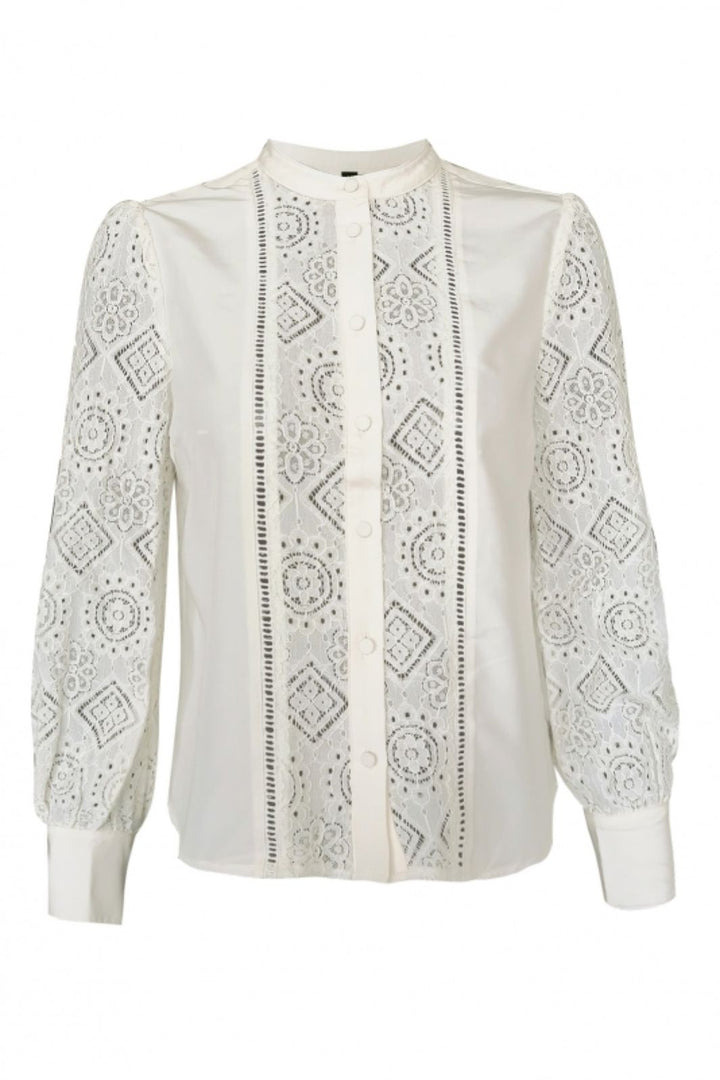 Dear Molly - inge Shirt - Crème Skjorter 