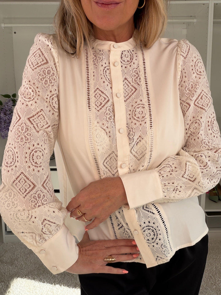 Dear Molly - inge Shirt - Crème Skjorter 