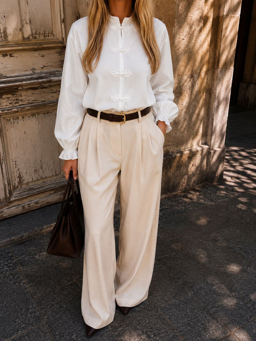Dear Molly - Jill Shirt Shirt Ch169989c - White Skjorter 
