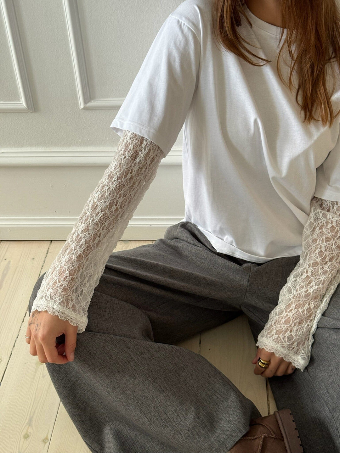 Dear Molly - Karen Blouse - White Bluser 