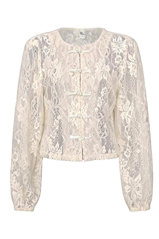 Dear Molly - lace Blouse Ch171496b - Offwhite