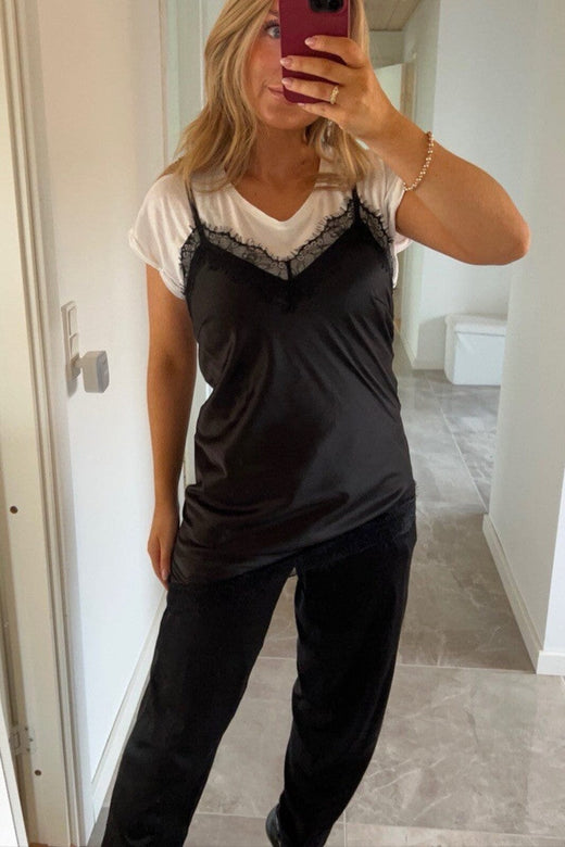 Dear Molly - Lace Top - Black Toppe 