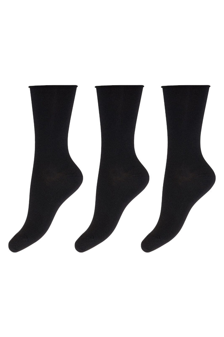 Decoy - Ankle Sock Bamboo 3-Pack 20232-74 - 1100 - Sort