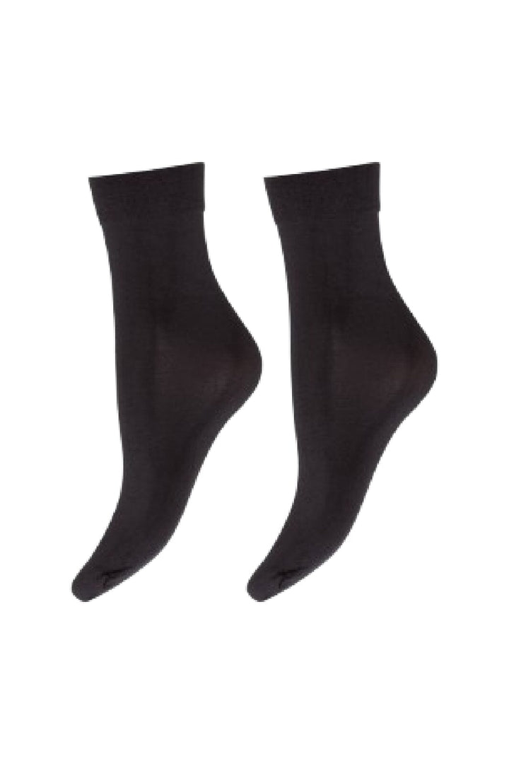 Decoy - Ankle Sock Micro 2-Pk 60 37889-0 - 1100 - Sort