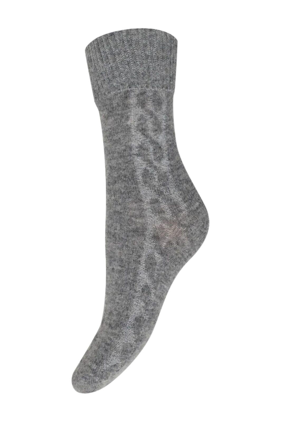 Decoy - Cosy Ankle Sock 37320-75 - 3373 - Grå Strømper 