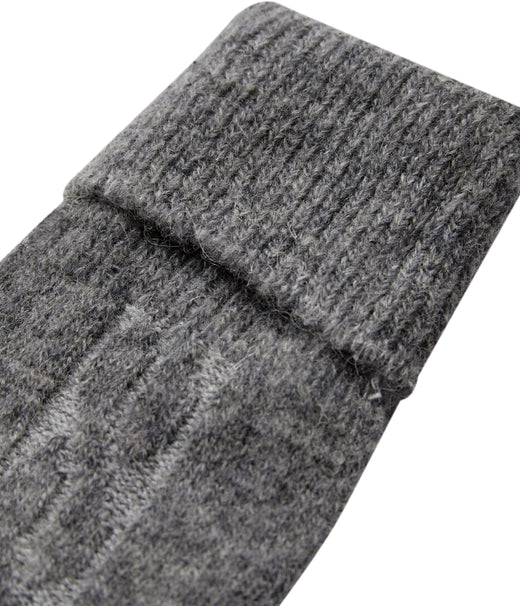 Decoy - Cosy Ankle Sock 37320-75 - 3373 - Grå Strømper 