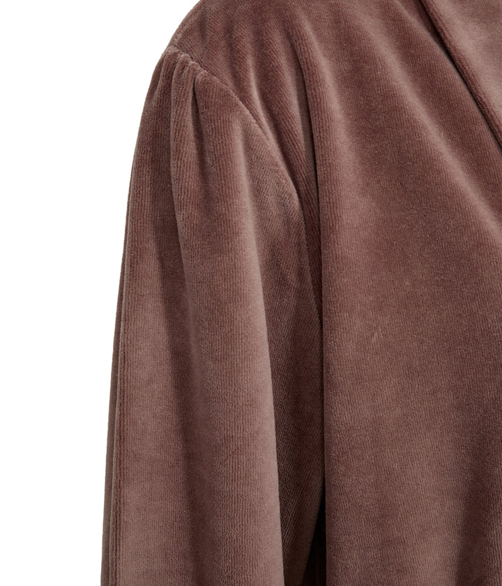 Decoy - Short Velour Robe 88086-93 - 18 - Rose Nattøj 