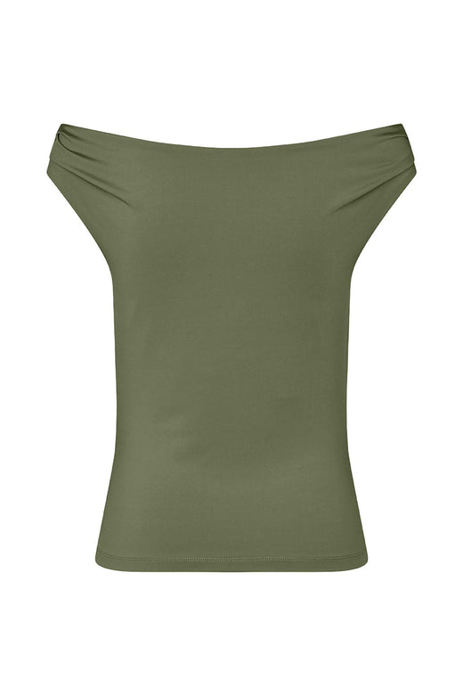 Modström - Himamd Off-Shoulder Top 57928 - 2201 - Army Dust