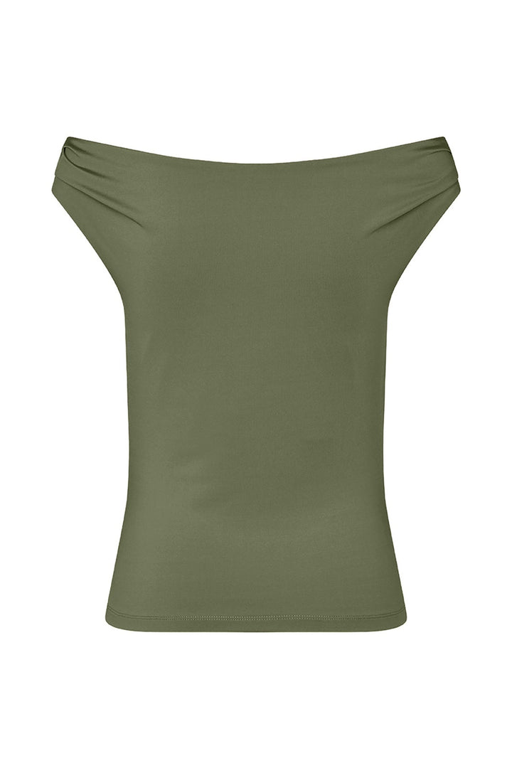 Modström - Himamd Off-Shoulder Top 57928 - 2201 - Army Dust