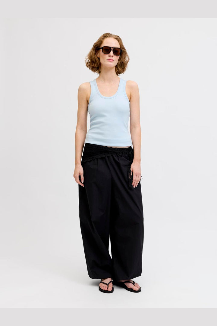 Jjxx - Jxfrida Sl U-Neck Top - 5003195 Skyway