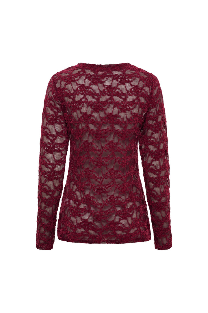 Marta Du Chateau - Mdcprimula Ls Tee 8941 - Bordeaux