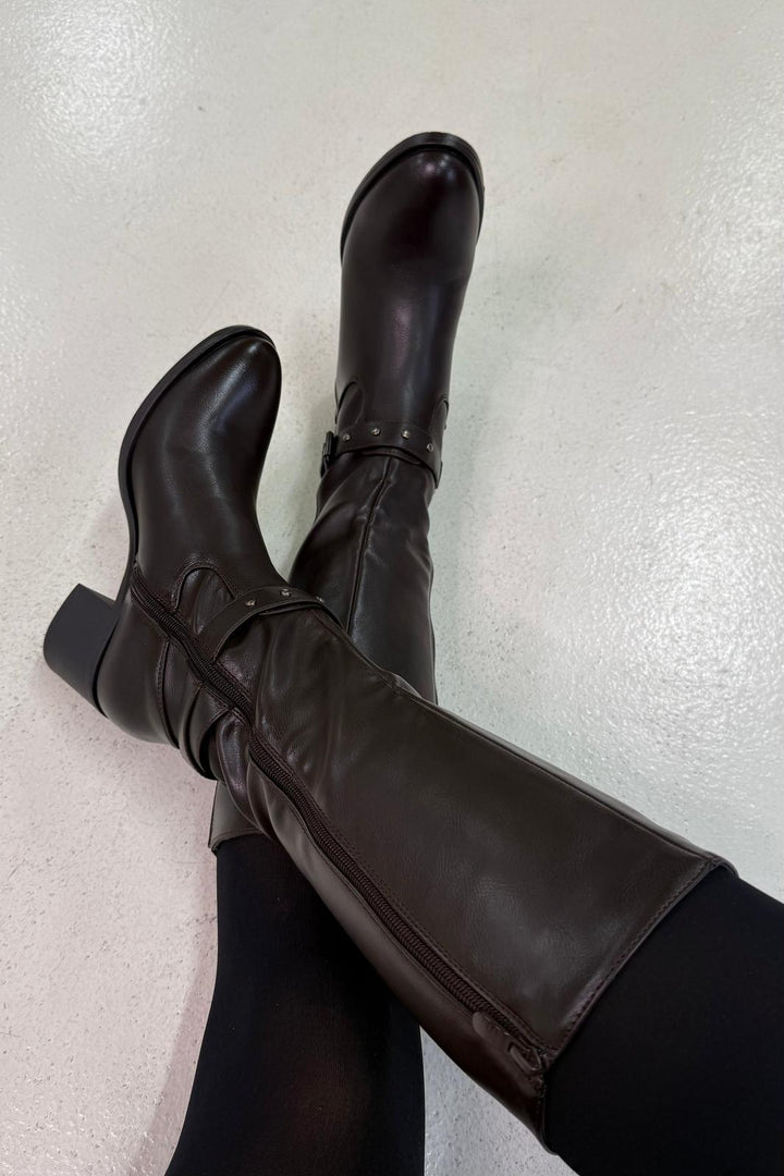 Bloom - Azalieboots - Chocolate