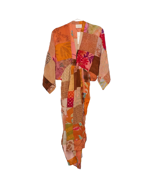 Sissel Edelbo - Juno SILK Patchwork Dress SE 1586-3 - No. 460