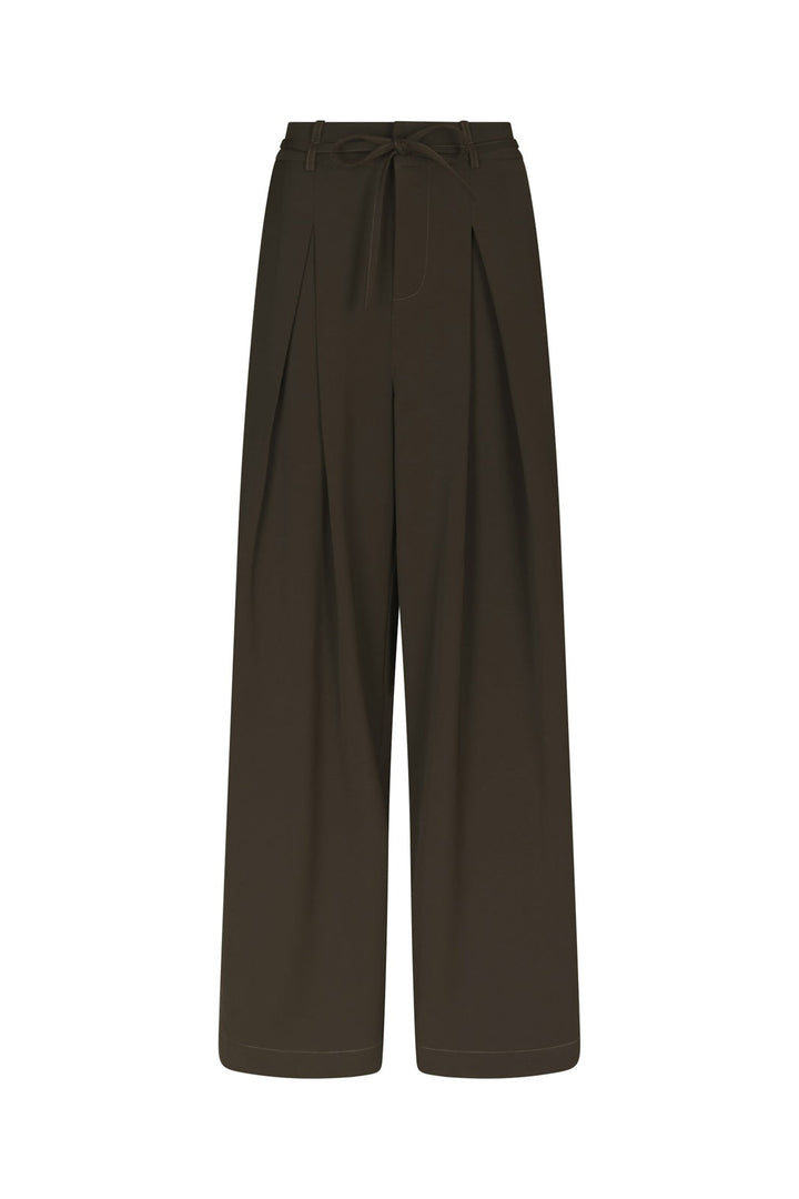 Neo Noir - Eddina Woven Pants 170464 - 676 - Dark Brown