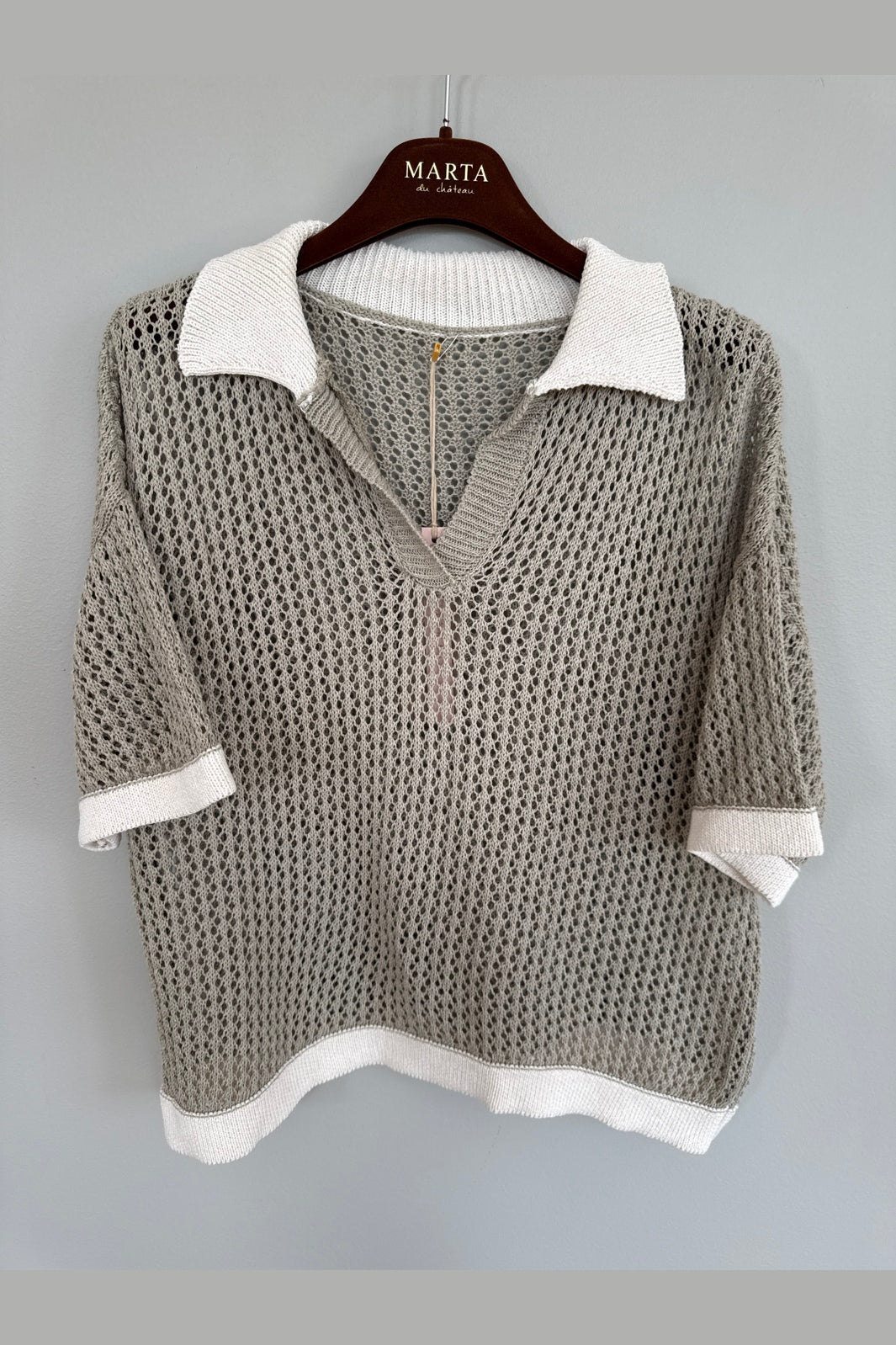 Marta Du Chateau - Mdcnayeli Knit 65032 - Fango/Calce